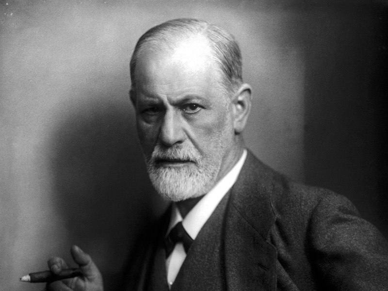 Sigmund Freud holding a cigar, circa 1921